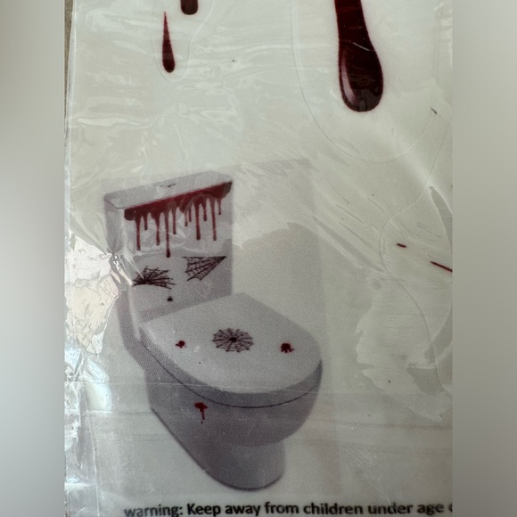 Halloween Decor - Toilet Sear Creepy Nightmare Cover - Picture 2 of 6